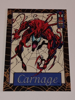 1994 Fleer The Amazing Spider-Man Trading Cards like new, Suspended Animation #5: Carnage