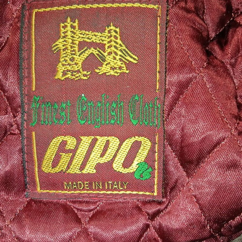 GIPO flat cap new, all-wool Glen check pattern, size Small 56