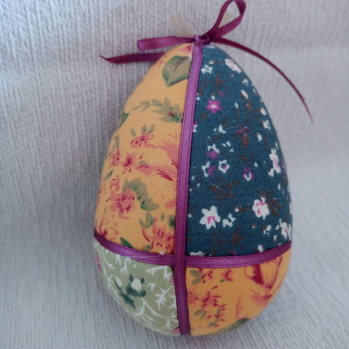 Decorative egg mix and match orange green blue used