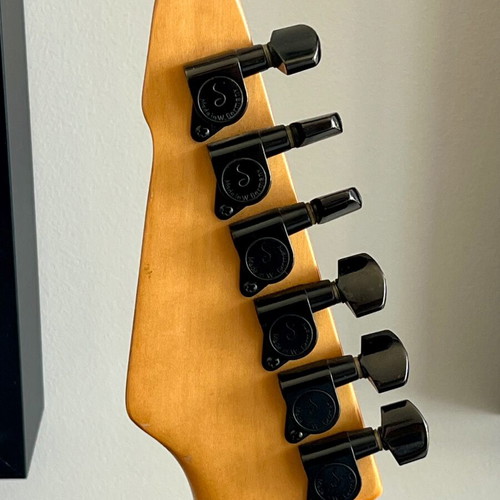 Shadow S-100 Superstrat electric guitar used, rare 1990 vintage