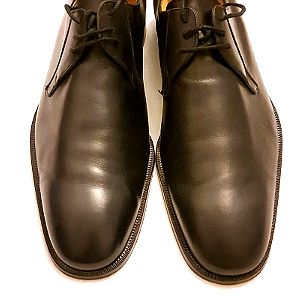 BALLY Lather Lace ups Black colour shoes.Size 9,5 (υποδήματα.BALLY με κορδόνι.Χρωμα Μαύρο. Νο 44