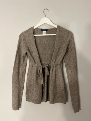Blue Joint angora blouse like new, size S-M, gray-beige