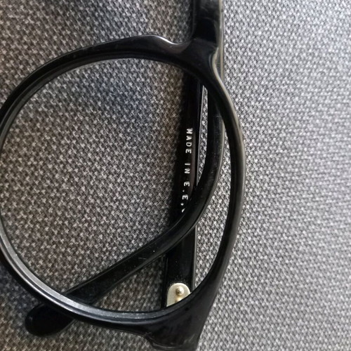 LODA 938 vintage handmade eyeglass frame new, black