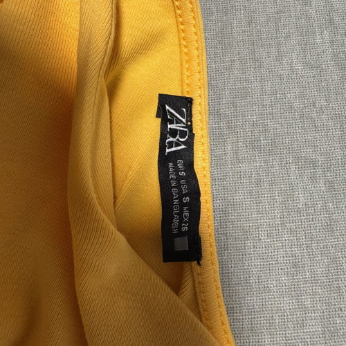 Zara crop top, orange, size S
