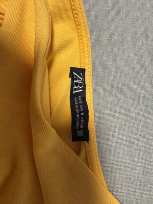 Zara crop top, orange, size S