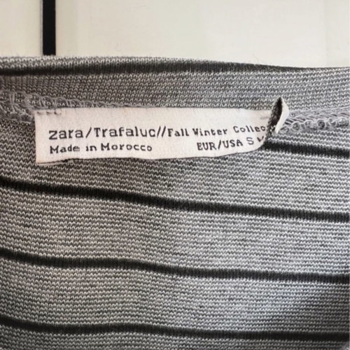 Zara dress gray used in excellent condition, size S