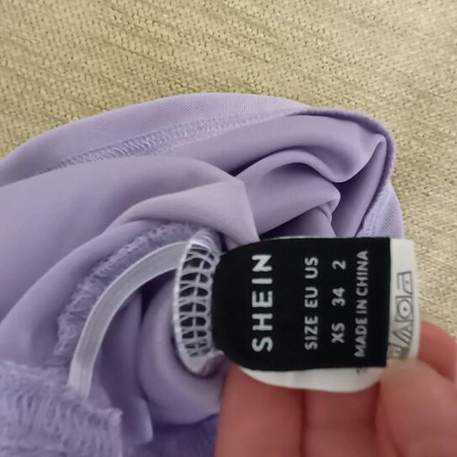 Purple mini dress fitted like new
