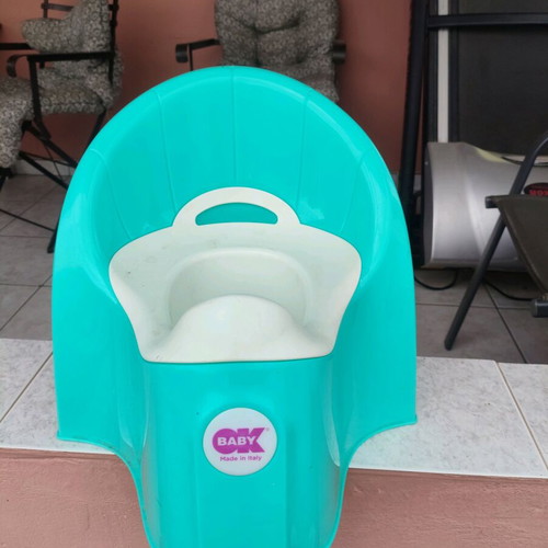 Potty used with backrest
