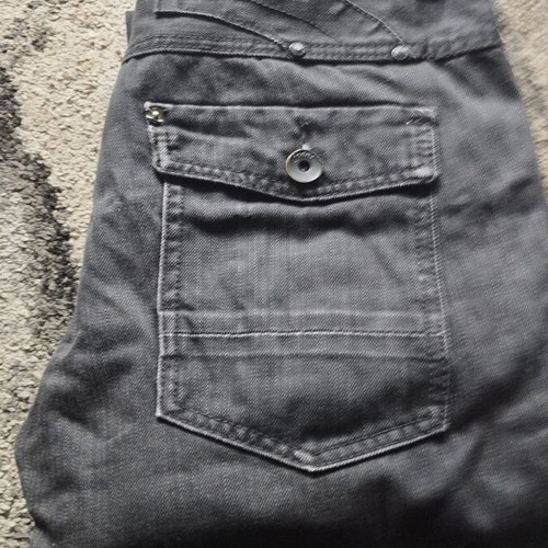 Men's Black Jeans W32L30 Used, Straight Fit, 100% Cotton