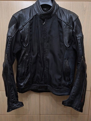 Rev'it leather motorcycle jacket size L refurbished