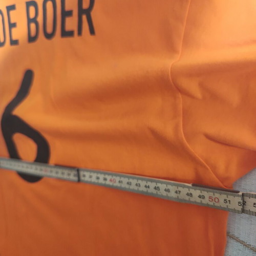 Nike KNVB Netherlands football jersey Ronald de Boer 6, orange