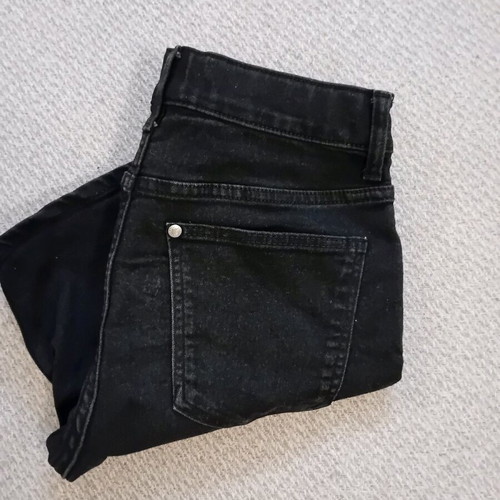 Children's black denim bermuda H&M like new, 146 cm, age 10