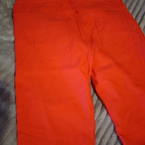 Elastic pants like new, red, size S/36/8