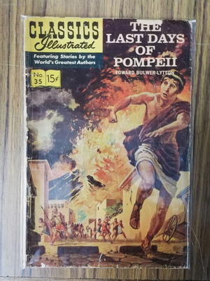 Classics Illustrated The Last Days Of Pompeii comic used