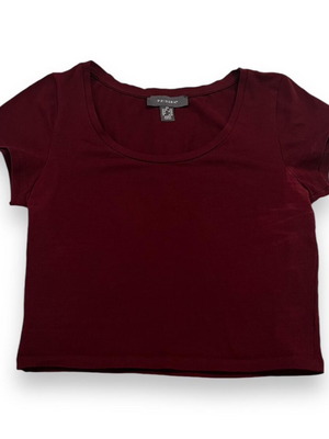 Primark burgundy red top size XS like new