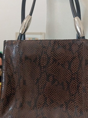Handbag like new, brown