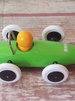 Vintage wooden Brio toy car used