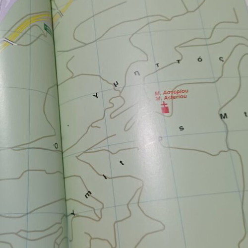 Road Editions Road Map of Attica like new