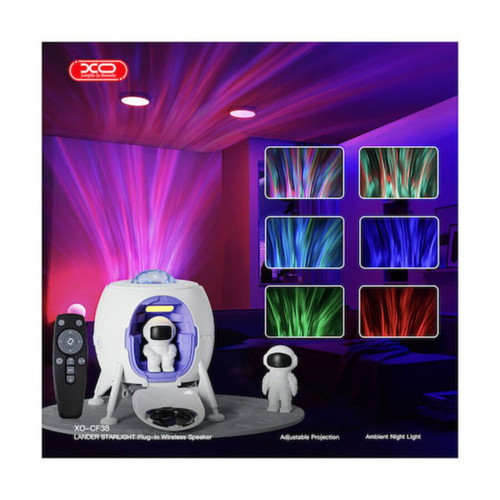 XO Smart Projector LED RGB lamp with speaker like new