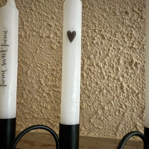 Home Sweet Home candlesticks new set of 4