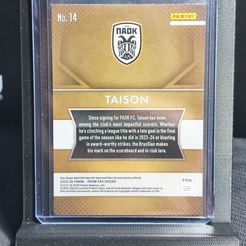 Taison Panini Prizm FIFA 2025-26 PAOK FC card