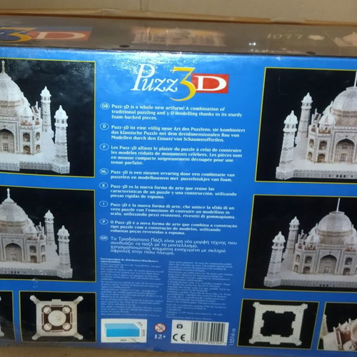 MB 3D Puzzle Taj Mahal new, 1077 pieces