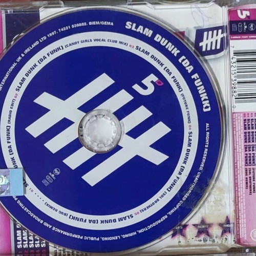 Five Slam Dunk (Da Funk) CD used