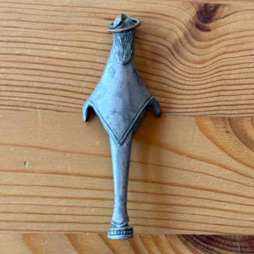 Metal Virgin Mary figurine used, modern design