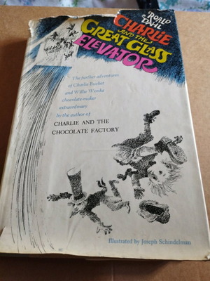 Roald Dahl Charlie & the Great Glass Elevator used English book