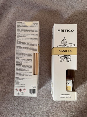 Mistico Vanilla Reed Diffuser set new