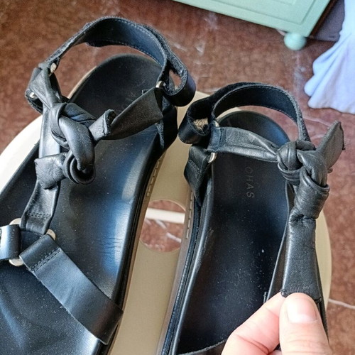 Aloha's women's sandals used, size 40, black