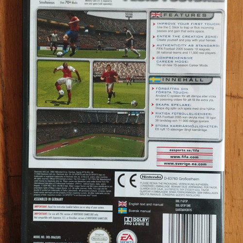 Gamecube FIFA Football 2005 used