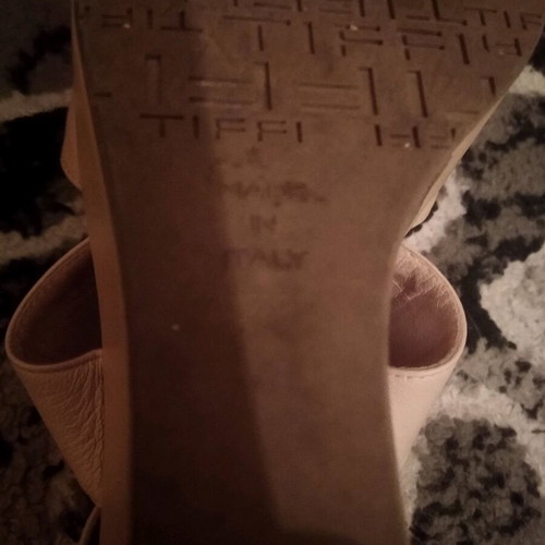 Fratelli Karida platform shoes used, beige, size 39