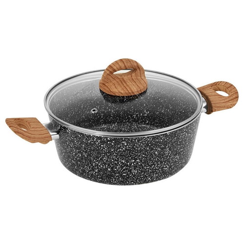 Marble Deep Casserole 24cm
