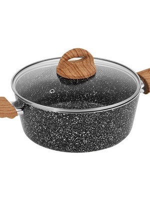 Marble deep pot 24cm new