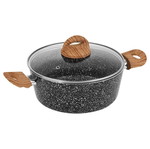 Marble Deep Casserole 24cm