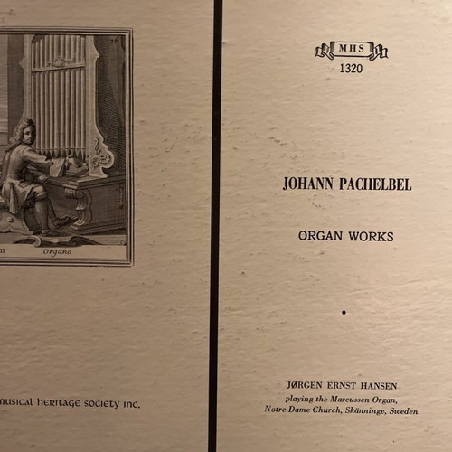 Johann Pachelbel Organ Works used vinyl