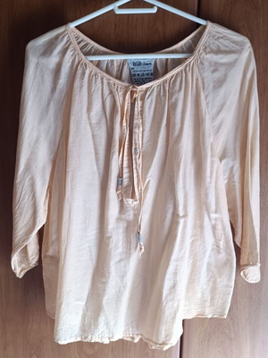 BSB Kaftan in Light Orange, 80% Cotton 20% Silk, New