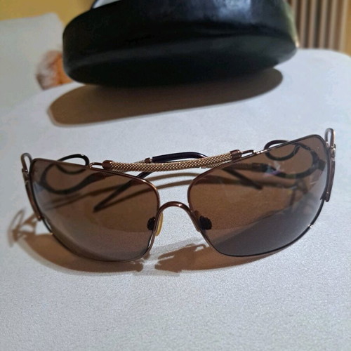 Sunglasses, metal frame, brown, Roberto Cavalli
