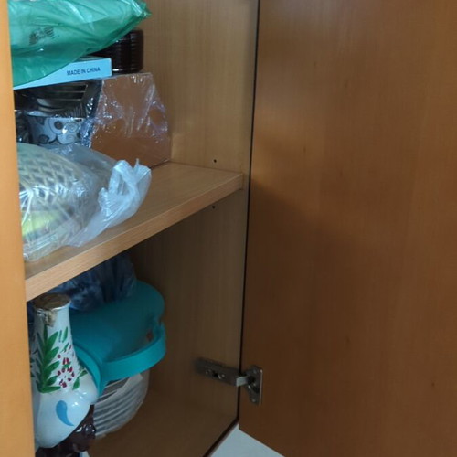 Solid wood furniture with showcase like new