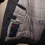 Navy & Green men's jacket, dark navy, medium