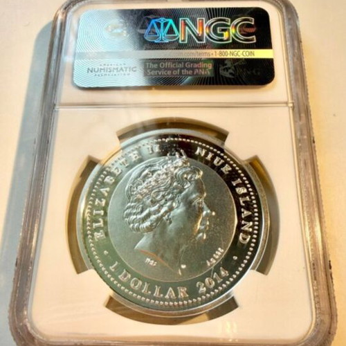 Niue 1 Dollar 2014 Year of the Horse Silver Coin NGC PF70 Ultra Cameo
