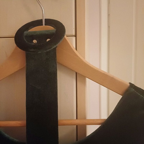 Maxi velvet dresses like new, set of 2, green