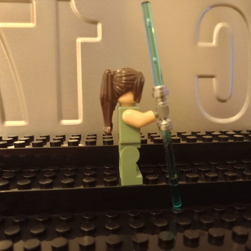 Lego Star Wars Minifigure Satele Shan with accessories like new