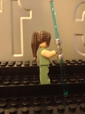 Lego Star Wars Minifigure Satele Shan with accessories like new