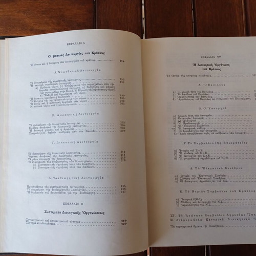 Modern Social Knowledge 1965 like new, two volumes in Greek