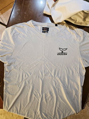 Battery Ocean T-shirt light beige like new, XXL
