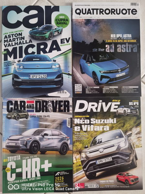 Car, Car&Driver, Drive, Quattroruote June 2026 magazine collection new
