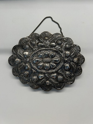 Ottoman Silver Wedding Mirror 900 Like New Decorative