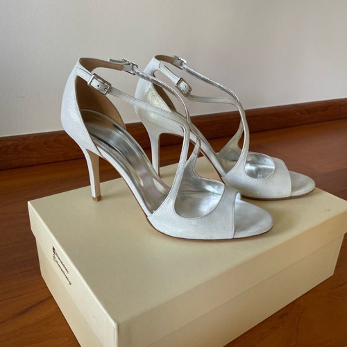 Thomas shoes χειροποίητα πέδιλα σαν καινούργια, τακούνι 8,5 εκ, μέγεθος 37